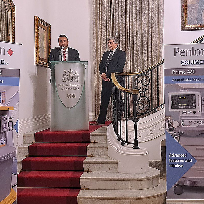 Lanzamiento de Penlon en Embajada Británica EQUIMED